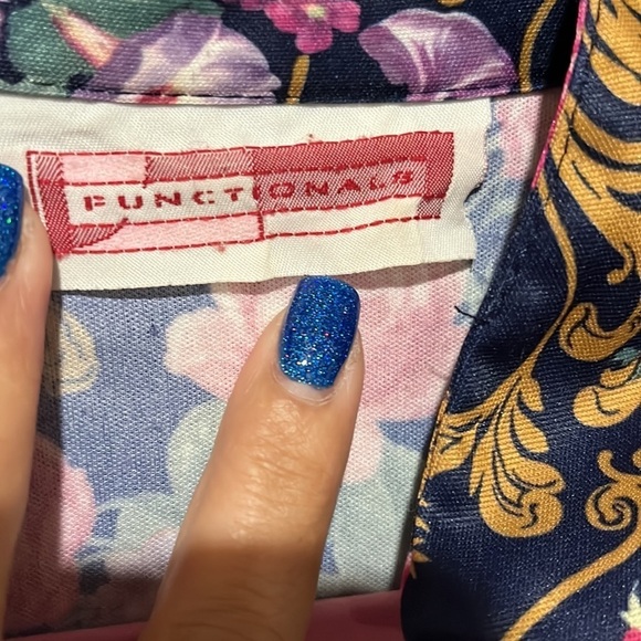 VINTAGE FLORAL WOMEN LONGSLEEVE TOPS SIZE M - Picture 8 of 10